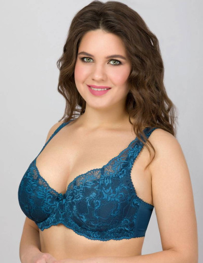 Бюстгальтер балконет Simona M 530/30 топаз, Цвет: топаз, Размеры: 85G, изображение 10