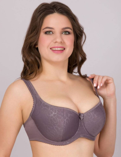 Бюстгальтер балконет Simona M 860 акула, Цвет: акула, Размеры: 75E, изображение 2