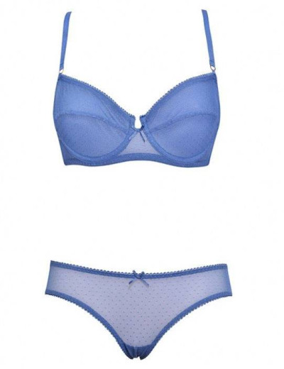 Модный комплект мягкая чашка и слипы Sielei SPRING TULLE 6910+6915, Цвета: corallo, Размеры: 80D, изображение 3