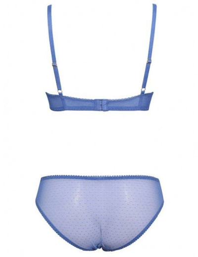 Модный комплект мягкая чашка и слипы Sielei SPRING TULLE 6910+6915, Цвета: corallo, Размеры: 80D, изображение 4