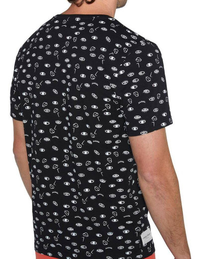 Хлопковая футболка Ysabel Mora INTIMATES 20178, Цвет: черный/белый, Размеры: M, изображение 2