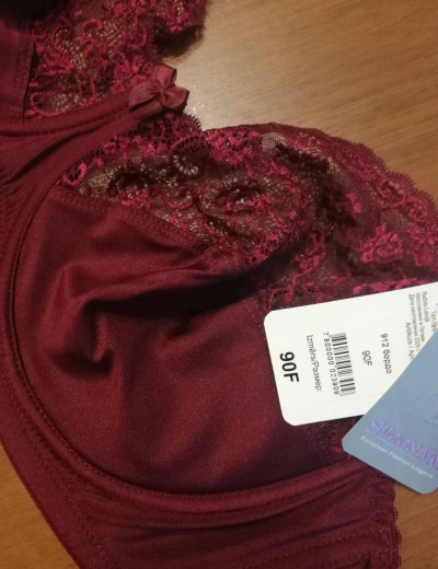 Бюстгальтер мягкий Simona M 912 бордо, Цвет: бордо, Размеры: 85E, изображение 5