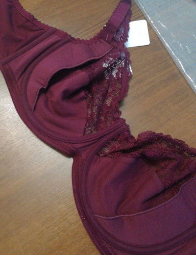 Бюстгальтер мягкий Simona M 912 бордо, Цвет: бордо, Размеры: 85E, изображение 6