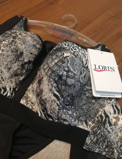 Раздельный купальник с уплотненной чашкой Lorin L2337/1 BIG, Цвет: мультиколор, Размеры: 75E, изображение 3