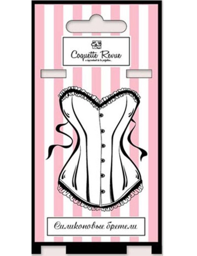 Бретели силиконовые 15 мм с пластиковым крючком Coquette Revue 38022, Цвет: бесцветный, Размеры: UN, изображение 2