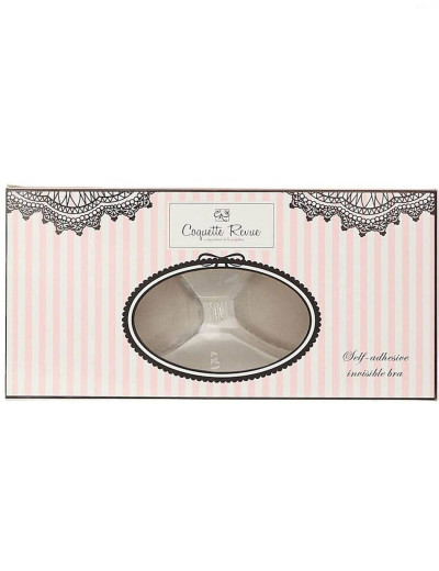 Бюстгальтер силиконовый пуш-ап Coquette Revue 38010 с бретелями, Цвета: прозрачный, Размеры: A, изображение 4