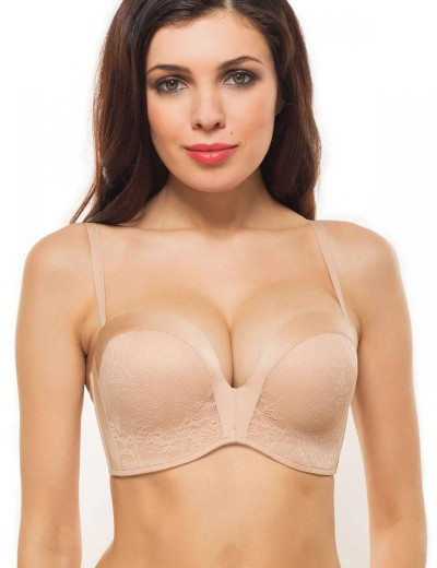 Бюстгальтер планж Coquette Revue SECRET 88008N, Цвет: бежевый, Размеры: 95B, изображение 2