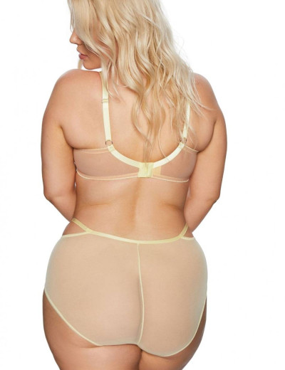 Бюстгальтер мягкий Kinga FORGET-ME-NOT 824-SC, Цвет: бежевый/желтый, Размеры: 65J, изображение 5