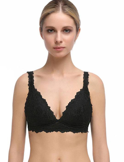 Бюстгальтер бралетт без косточек Mioocchi VIVIAN 7589 nero, Цвет: nero (черный), Размеры: 70A, изображение 3