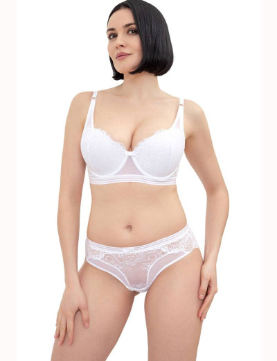 Трусы бразилиана Primaverina SPORT CHIC PN-2122 белый, Цвет: белый, Размеры: XS, изображение 4