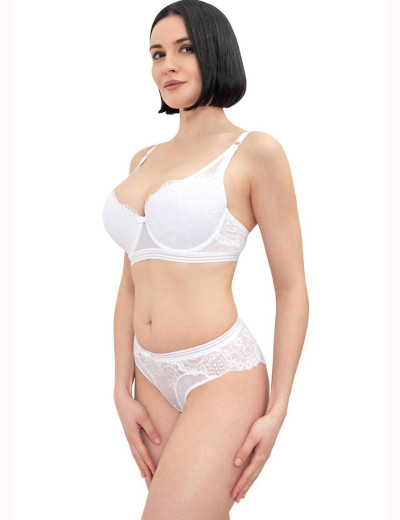 Трусы бразилиана Primaverina SPORT CHIC PN-2122 белый, Цвет: белый, Размеры: XS, изображение 3