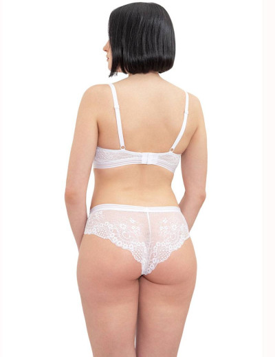 Трусы бразилиана Primaverina SPORT CHIC PN-2122 белый, Цвет: белый, Размеры: XS, изображение 2