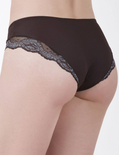 Трусы слипы Sermija 139-11-K темный шоколад, Цвет: тёмный шоколад, Размеры: 2XL, изображение 2