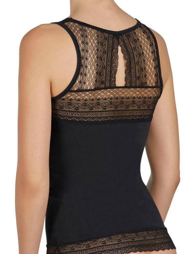 Майка с кружевными вставками Ysabel Mora ROMANCE 19150, Цвет: черный, Размеры: S, изображение 2