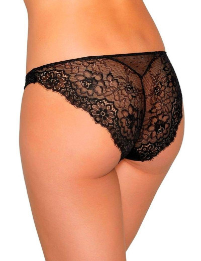 Кружевные трусы слипы Ysabel Mora INTIMATES 19218 MINI черный, Цвет: черный, Размеры: S, изображение 2