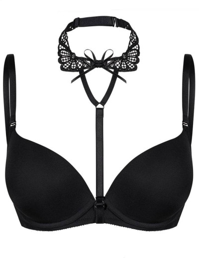 Бретель тканевая декоративная Julimex COLLIER, Цвет: черный, Размеры: UN, изображение 2