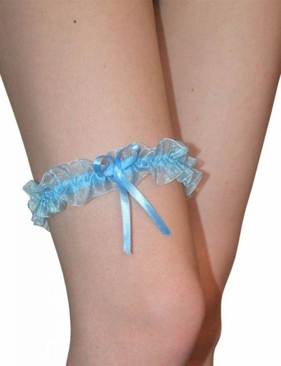 Подвязка на ногу Julimex PW-02 ODESSA, Цвет: голубой, Размеры: UN, изображение 2