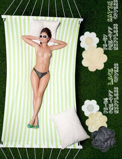 Стикини Julimex PS-07 цветочек, Цвет: бежевый, Размеры: UN, изображение 3