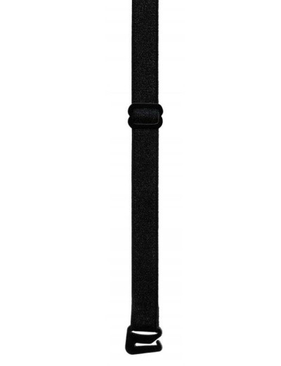 Бретель тканевая Julimex RB-32 10мм с пластиковым крючком, Цвет: черный, Размеры: UN