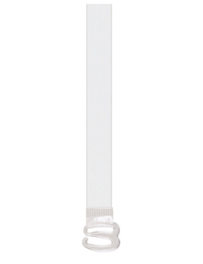 Бретельки силиконовые Julimex RT-03 10мм  с пластиковым крючком, Цвет: прозрачный, Размеры: UN