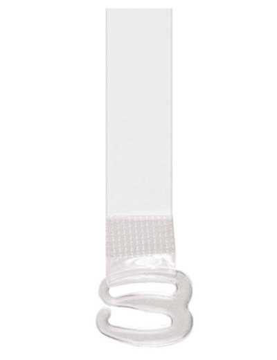 Бретельки силиконовые Julimex RT-09 16мм с пластиковым крючком, Цвет: прозрачный, Размеры: UN
