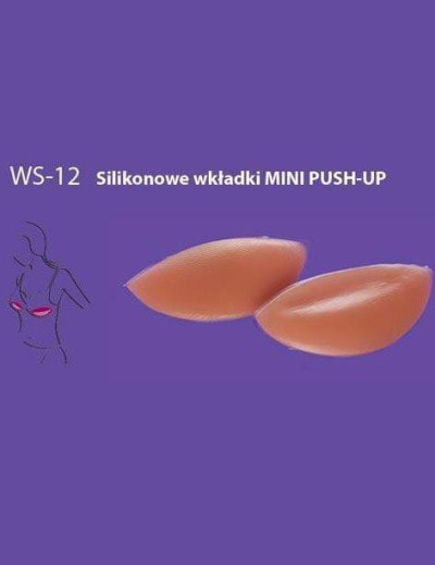 Вкладыши MINI PUSH-UP силиконовые Julimex WS-12, Цвет: телесный, Размеры: UN, изображение 2 Вкладыши MINI PUSH-UP силиконовые Julimex WS-12, Цвет: телесный, Размеры: UN, изображение 2