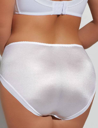 Трусы слипы Kris Line BETTY briefsmidi белый, Цвет: белый, Размеры: L, изображение 2