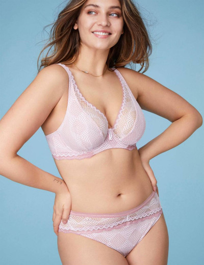 Бюстгальтер бралетт мягкий Alles LIOR M BRALETTE, Цвет: розовый, Размеры: 70C, изображение 4