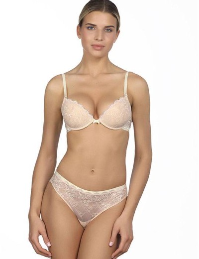 Кружевные трусы бразилиана Amelie POLINA 2008-3 бежевый, Цвет: бежевый, Размеры: M, изображение 3