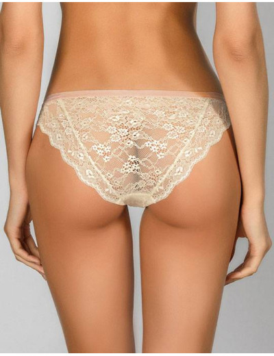 Кружевные трусы слипы Amelie POLINA 2009-2 кремовый, Цвет: кремовый, Размеры: 2XL, изображение 2