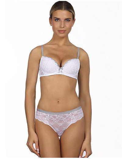 Кружевные трусы слипы Amelie POLINA 2009-2 белый, Цвет: белый, Размеры: M, изображение 3