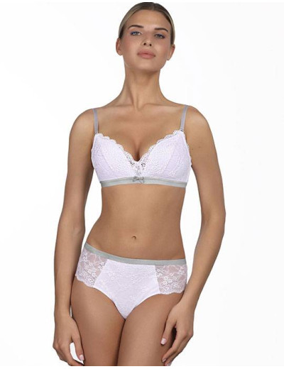 Кружевные трусы бразилиана Amelie POLINA 2011-3 белый, Цвет: белый, Размеры: M, изображение 3