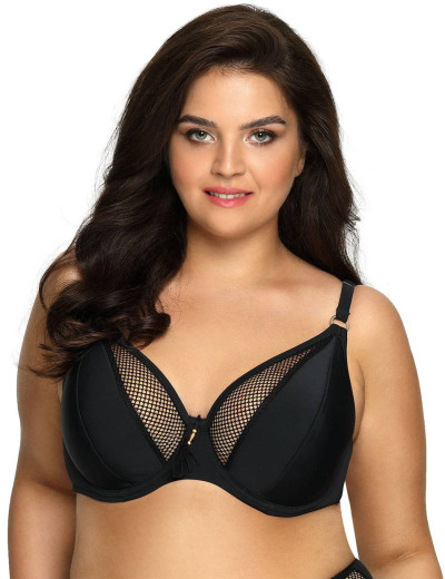 Верх купальника полумягкий Ava SK130 PU, Цвет: черный, Размеры: 100C, изображение 3