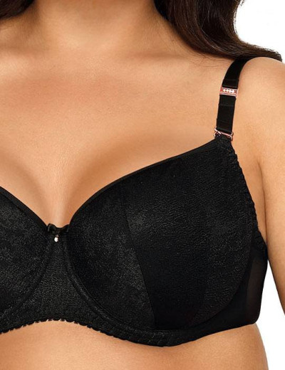 Бюстгальтер балконет «тюльпан» Ava TIGER LILY 1931 U черный, Цвет: черный, Размеры: 95E, изображение 2