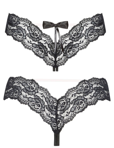 Эротические трусики Beauty Night SELINA, Цвет: черный, Размеры: L/XL, изображение 3