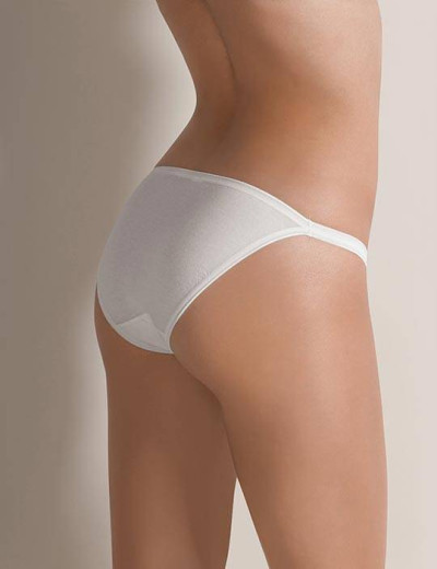 Набор хлопковых трусов танга Cotonella 3161 L_ALTRA bianco (3 шт), Цвет: bianco (белый), Размеры: XL, изображение 2