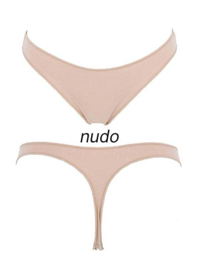 Набор хлопковых трусов стрингов Cotonella 3489 L_ALTRA nudo (3 шт), Цвет: nudo (бежевый), Размеры: L, изображение 3