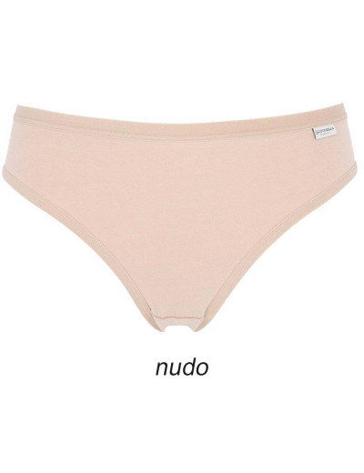 Хлопковые трусы слип-миди Cotonella AD870 PURITY, Цвета: nero (черный), Размеры: 2XL, изображение 4