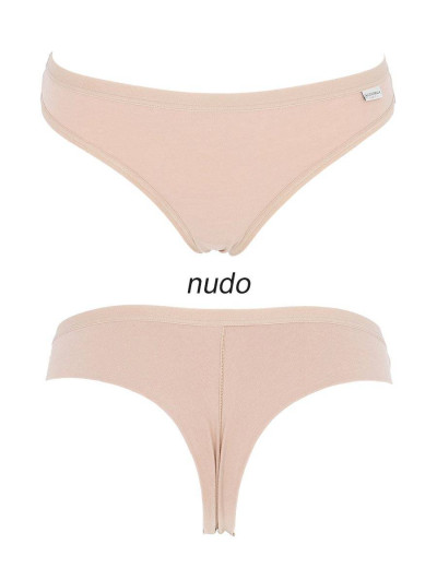 Хлопковые трусы бразилиана Cotonella AD871 PURITY nudo, Цвет: nudo (бежевый), Размеры: S, изображение 2