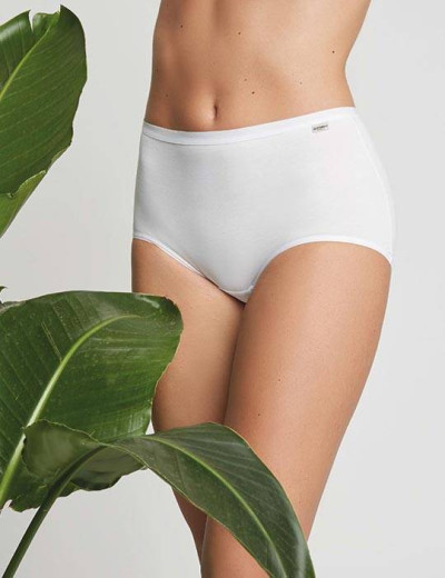 Хлопковые трусы слип-макси Cotonella AD874 PURITY, Цвета: nero (черный), Размеры: M, изображение 2