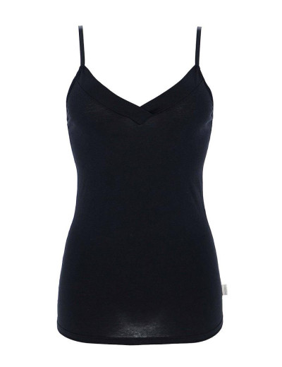 Майка хлопковая на тонких бретелях Cotonella AD878 PURITY nero, Цвет: nero (черный), Размеры: S, изображение 2