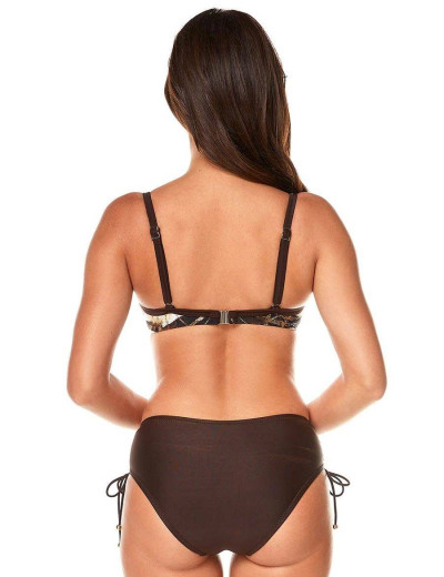 Раздельный купальник с чашками без косточек Ewlon A.8025_857, Цвет: коричневый, Размеры: S, изображение 2