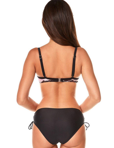 Раздельный купальник с чашками без косточек Ewlon A.8025_965, Цвет: черный, Размеры: XL, изображение 2