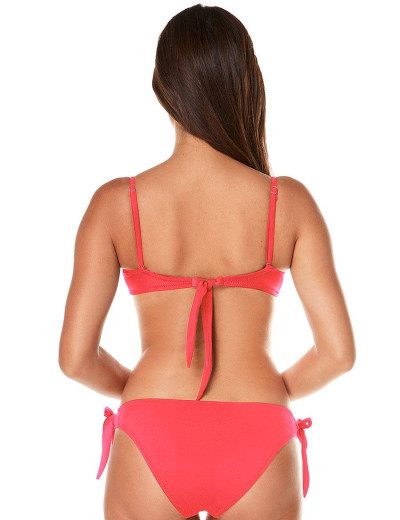 Коралловый купальник с уплотненными чашками Ewlon A.8209_402, Цвет: коралл, Размеры: M, изображение 2