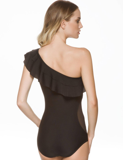 Слитный купальник Fianeta 2625 черный, Цвет: черный, Размеры: 70B, изображение 2