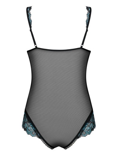 Соблазнительное боди Obsessive AMANTA TEDDY, Цвет: черный, Размеры: S/M, изображение 4