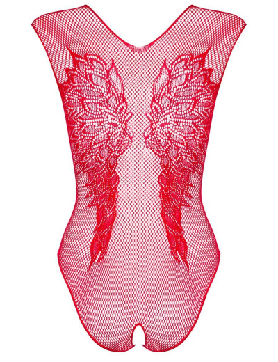 Эротическое боди Obsessive B112 BODY красный, Цвет: красный, Размеры: S/M/L, изображение 4