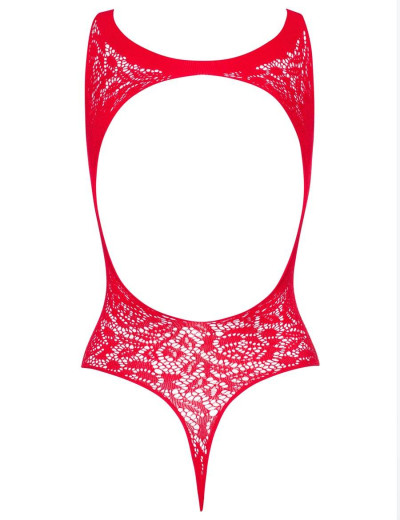 Соблазнительное боди Obsessive B120 TEDDY, Цвет: красный, Размеры: S/M/L, изображение 4