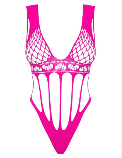 Соблазнительное боди Obsessive B121 TEDDY, Цвет: розовый, Размеры: S/M/L, изображение 3