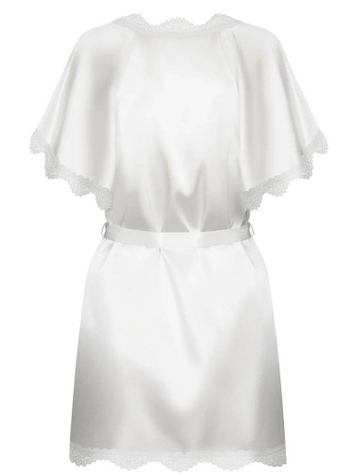 Очаровательный пеньюар Obsessive PRIMA NEVE, Цвет: белый, Размеры: L/XL, изображение 4